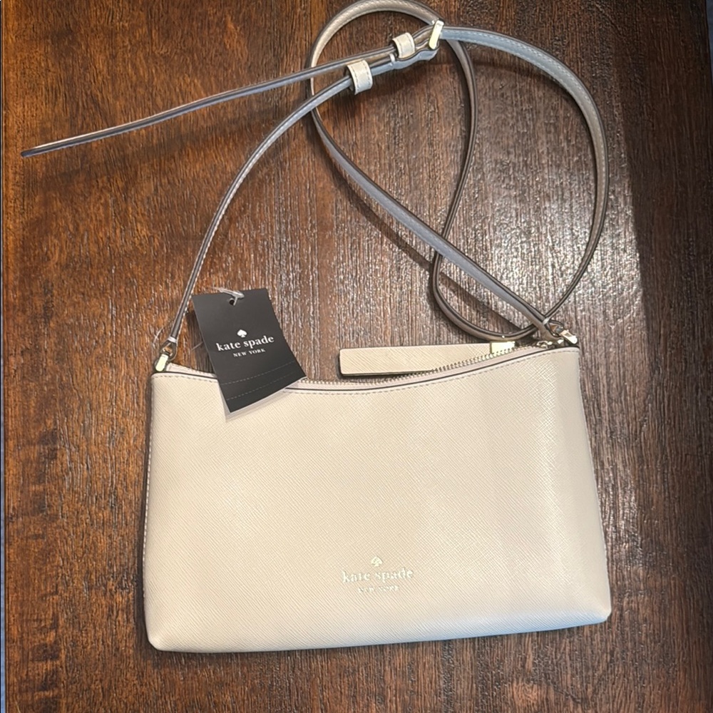 Kate Spade Cream Minimalist Crossbody Bag